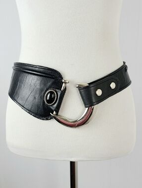 Mod Dep Genuine Leather Wide Statement Vintage Hip Belt
